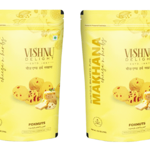 Flavoured Cheese & Herbs Organic Makhana 60g – Pack of 2