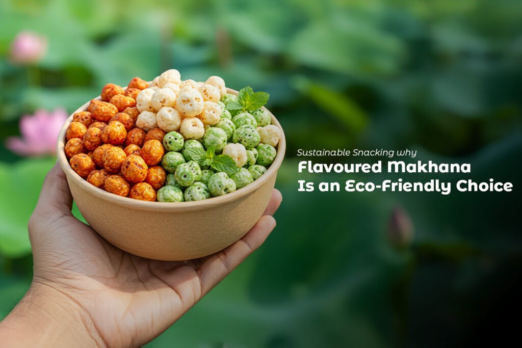 Sustainable Snacking: Why Flavoured Makhana Is an Eco-Friendly Choice