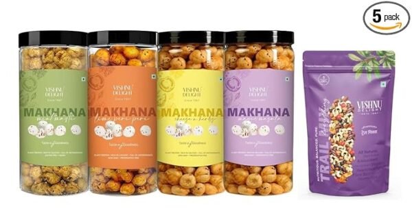 Vishnu Delight's Flavored & Roasted Makhana