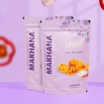 Vishnu Delight Organic Roasted Makhana – Magic Masala Flavored Roasted Makhana (2 x 50g Packs)