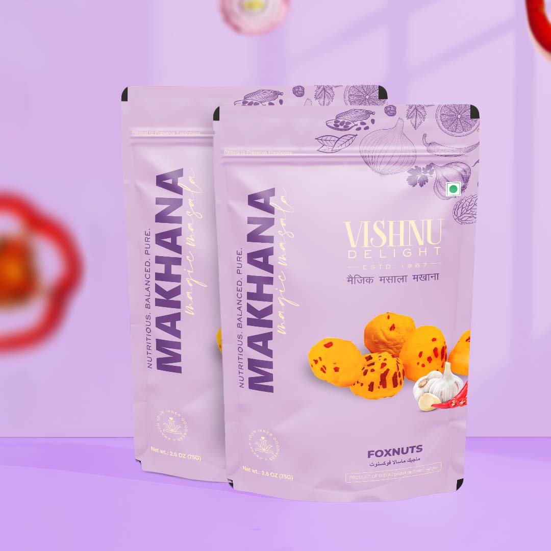 Best roasted makhana magic masala healthy snacking