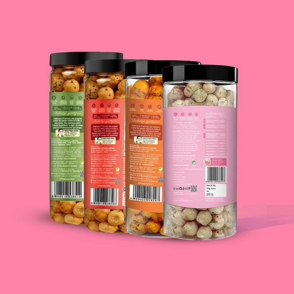 Buy Vishnu Delight Organic Makhana Combo Pack Online – Indian Spices
