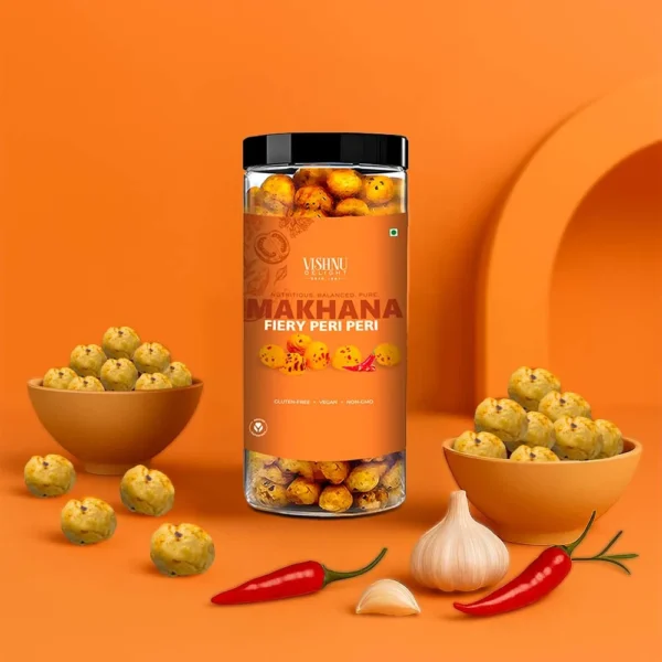 Premium Makhana with Spicy Lime Peri Peri Flavour
