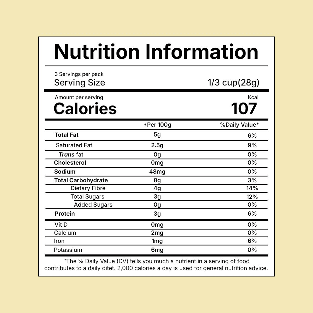 Nutritious Cheese & Herbs Organic Makhana – 60g Pouch Pack of 2