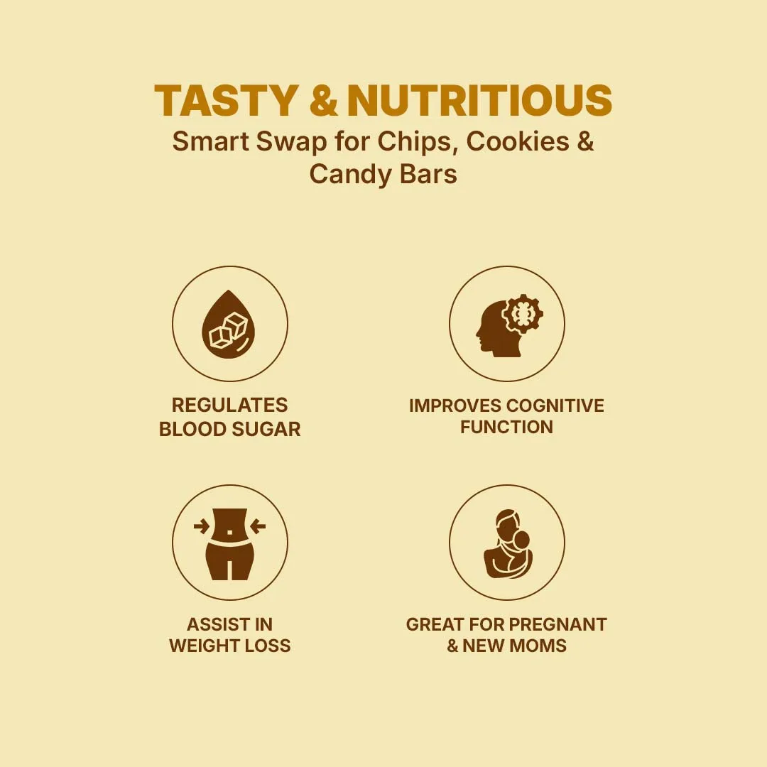 Premium Organic Fox Nuts – Nutritious Cheese & Herbs Organic Makhana – 60g Pouch Pack of 4