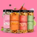 Organic Makhana Combo Pack – Mint, Peri Peri, Tomato & Salt-Pepper | 80g × 4