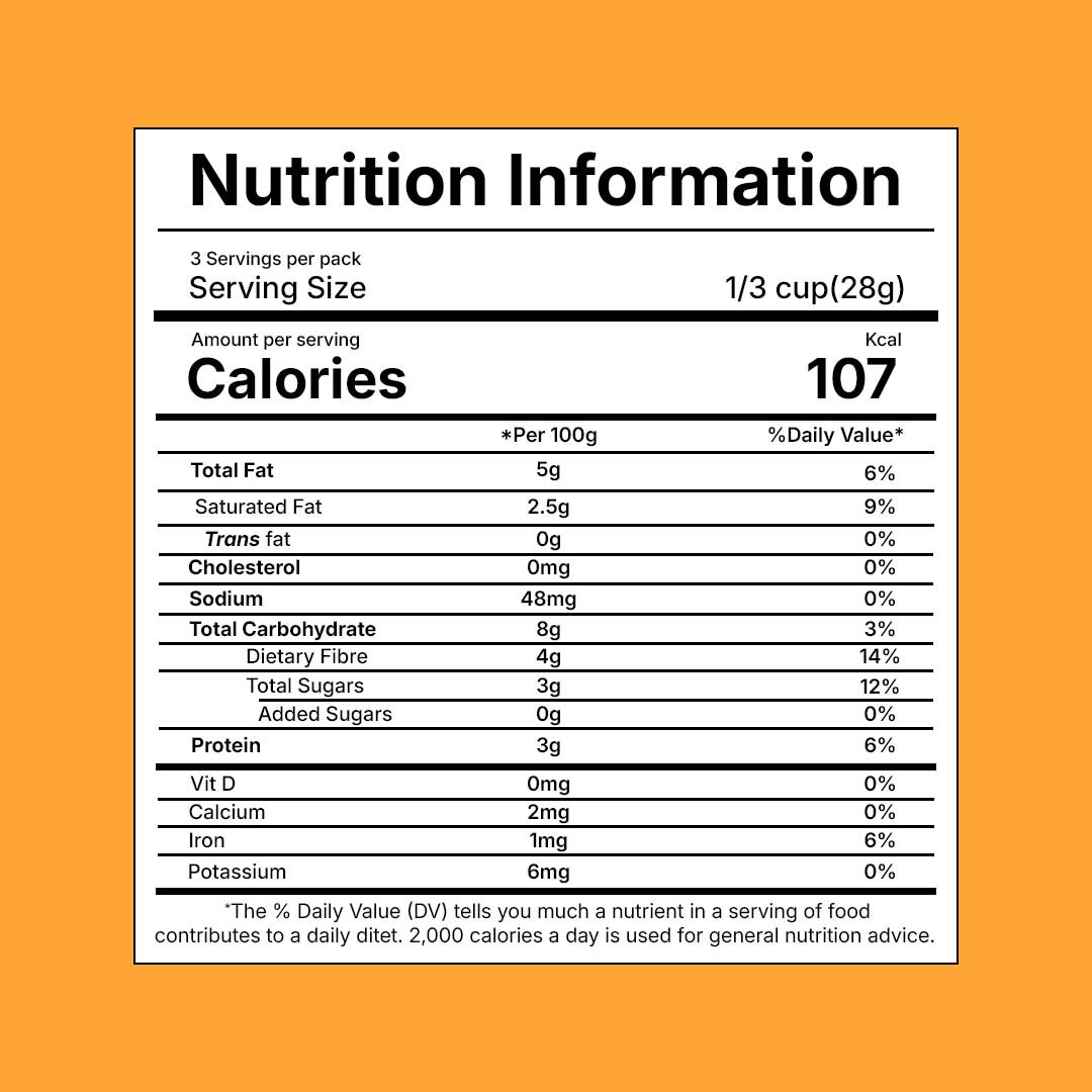 Healthy roasted peri peri organic makhana snack by Vishnu Delight