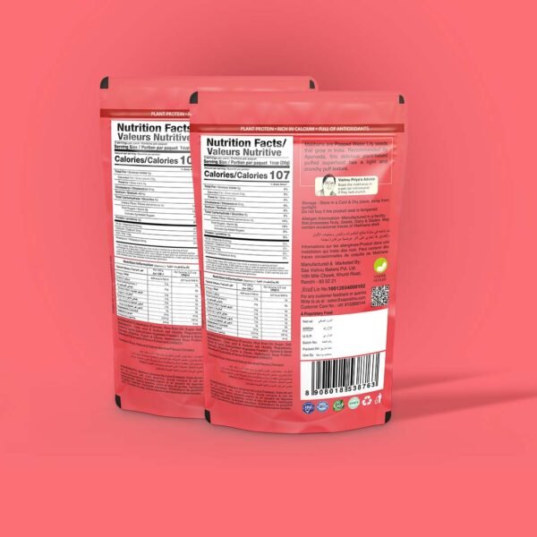 Vishnu Delight roasted fox nuts tomato treat flavor tasty crunch