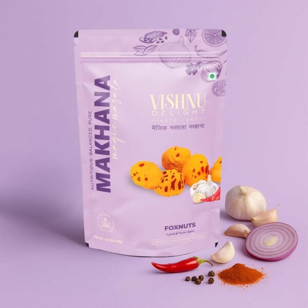 Masaledar Makhana – Magic Masala Flavour – 60 gm Pack | Spicy Roasted Makhana