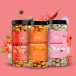 Vishnu Delight Organic Makhana Combo Pack - 3 of 80g Each flavor - Fiery Peri Peri, Tangy Tomato, Himalayan Salt N Pepper - Crunchy, Deliciously, and Full of Flavorful Indian Spices Snacks