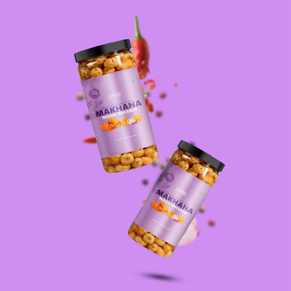 Crunchy roasted fox nuts perfect evening magic masala snack