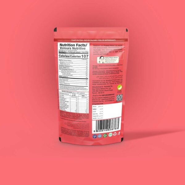 Roasted Makhana Tomato Flavour – 60gm Healthy Snack Pouch