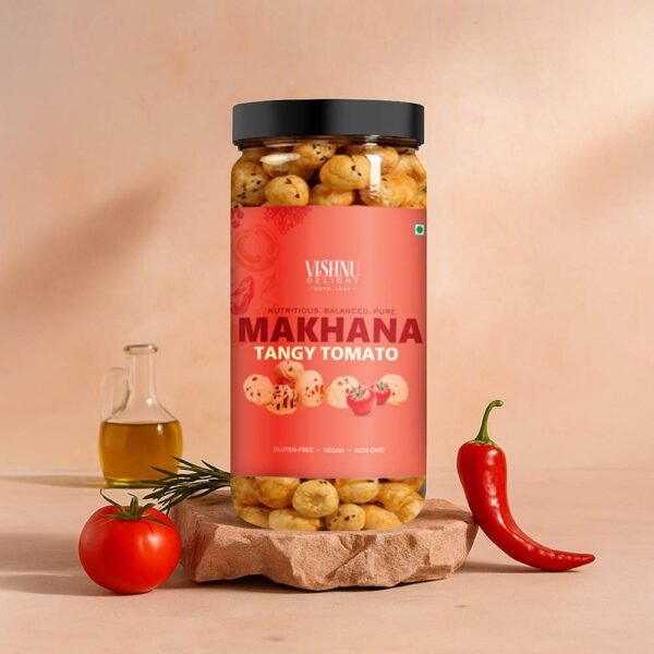 Organic Tomato Flavoured Makhana Snack Combo – Healthy Fox Nuts