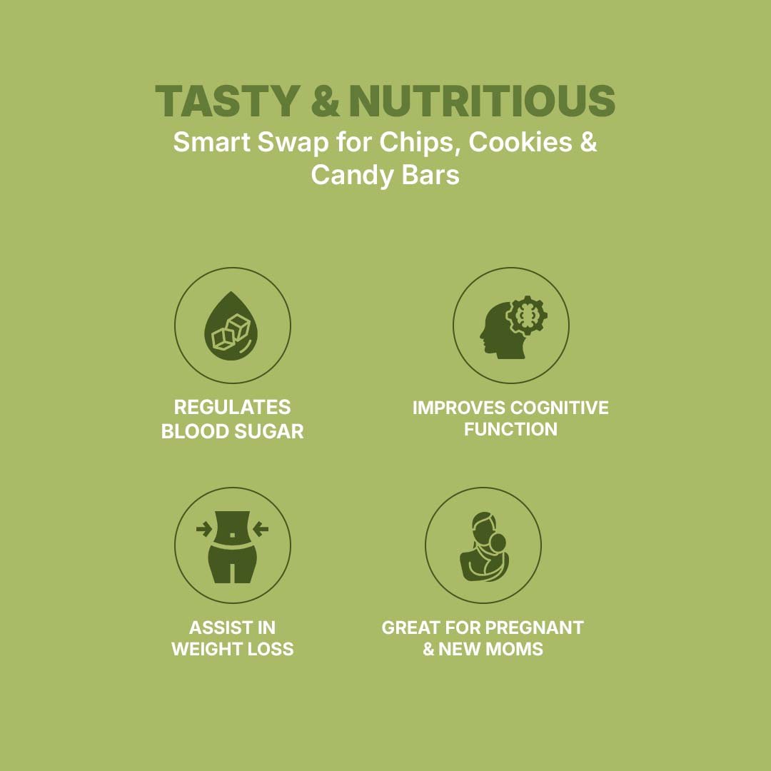 Vishnu Delight Mint Masti Roasted Makhana – Addictive Minty Organic Snack