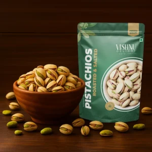 Premium salted pistachios roasted California flavor rich snack