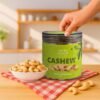 Freshly packed whole cashews for a premium snacking experience